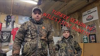 TURKEY HUNTING 2024 WILLS FIRST HUNT THE EDJ OUTDOORS [upl. by Cecily]