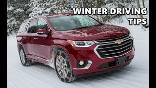 2018 Chevrolet Traverse Winter Driving Action [upl. by Shulamith981]