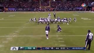 Cody Parkey Missed Field Goal  2018 NFL Playoffs [upl. by Prasad995]