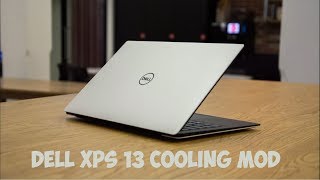 Dell XPS 13 9360 Cooling Mod for dummies [upl. by Ytram264]