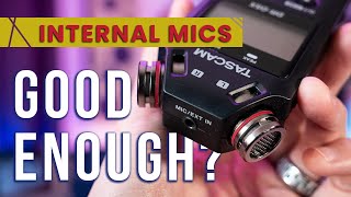 Tascam DR05X Internal Mics review and portable audio recorders in general [upl. by Onairelav]