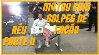 TRIBUNAL DO JÚRI EP2 GOLPES DE FACÃO 1NTERROGATÓRIO DO RÉU PARTE II [upl. by Frohne]