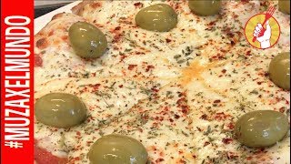 Como Hacer Masa para Pizza parte 2  MuzaxElMundo  Tenedor Libre con Muza5K [upl. by Ailad756]