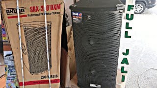 AHUJA SRX250®DXM PA SPEAKER SYSTEMS UNBOXING amp REVIEW [upl. by Sancha]