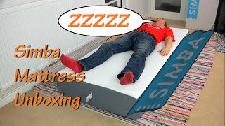 Simba Mattress Unboxing Video  2018 Version  unpacking instructions [upl. by Pyle]