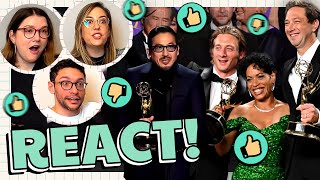 MAIORES ESNOBADOS E VENCEDORES DO EMMY 2024  REACT [upl. by Eissolf253]