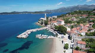 CROATIA  LOPUD ISLAND  DUBROVNIK  AERIAL VIEW 1 [upl. by Eon589]