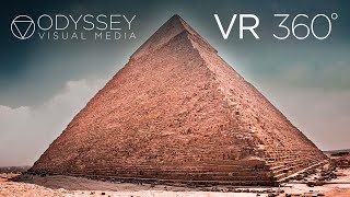 Pyramids of Egypt Virtual Tour  VR 360° Travel Experience [upl. by Kahcztiy]