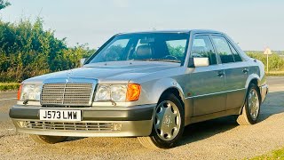 Mercedes 500E the 50 V8 hotrod engineered amp built by Porsche thats quicker than a BMW M5 [upl. by Ximenez]