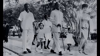 Fathia Nkrumah wife of Dr Kwame Nkrumah arriving in Accra to resettle in Ghana 1975 [upl. by Tnek859]