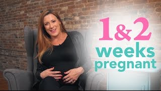 1 2 Weeks Pregnant  Ovia Pregnancy [upl. by Aihsiym]