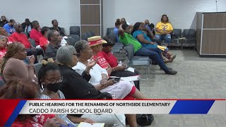 Caddo Parish School Board postpones renaming of Northside Elementary [upl. by Anav]