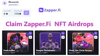 How to Claim ZapperFi Quest NFT Airdrops [upl. by Lertnahs770]