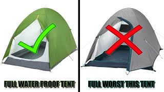 MH100 Tent Rain Test  How To Setup a Tent  Quechua MH100 Tent Rain Test  MH100 Water Test [upl. by Danita]