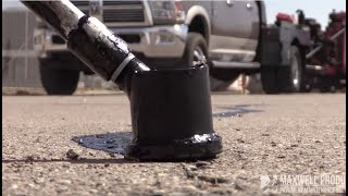 Hot Applied Asphalt Crack Repair [upl. by Aserret]