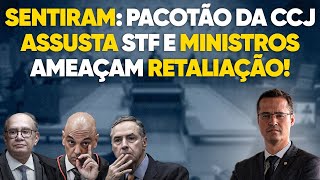 Urgente Ministros do STF se desesperam com pacotão da CCJ e ameaçam se vingar de deputados [upl. by Nosral888]