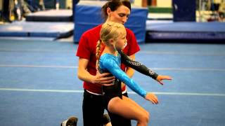 Back Handsprings for Beginner Gymnasts  Beginning Gymnastics [upl. by Ditter447]