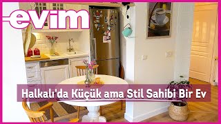 Halkalıda Küçük Stil Sahibi Bir Ev  Evim ile Ev Turu [upl. by Suertemed]