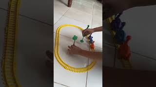 Dinosaurs train shortvideo toys asmrsounds amazing [upl. by Geirk]