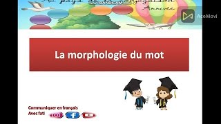 la morphologie du mot [upl. by Bambi282]