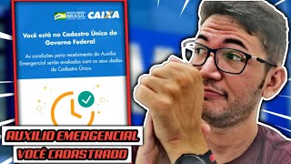 Auxílio Emergencial  Estou no CadUnico e não sabia [upl. by Felizio]