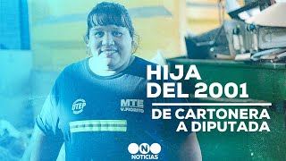 De cartonera a diputada ¿Quién es Natalia Zaracho  Telefe Noticias [upl. by Herzel]