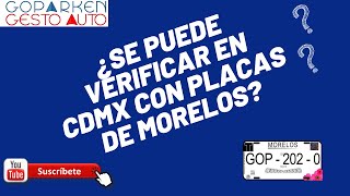 ¿Cómo verificar de forma voluntaria en CDMX con placas de Morelos [upl. by Ayisan]