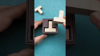 six T puzzle solve kare mini wood art skill hand craft shorts [upl. by Calvina]