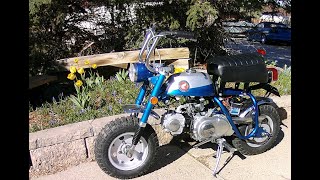 1969 Honda Z50A Silver Tag Walk Around [upl. by Annahtur715]