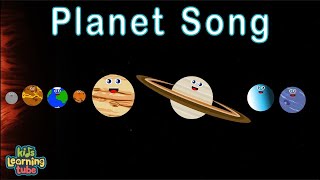 The Planet Song  8 Planets of the Solar System Song for Kids  KidsLearningTube [upl. by Whatley330]