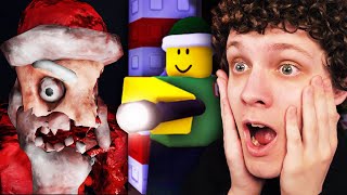 PAPAI NOEL VIROU UM MONSTRO ASSUSTADOR Roblox Claus Carnage [upl. by Ainez402]