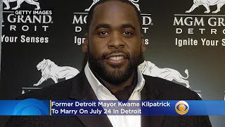 Former Detroit Mayor Kwame Kilpatrick To Marry On July 24 In Detroit [upl. by Broadbent]