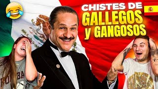 🇪🇸 GALLEGOS REACCIONAN a CHISTES de GALLEGOS y GANGOSOS  TEO GONZÁLEZ 🇲🇽😂 mueren de risa [upl. by Lahcym]