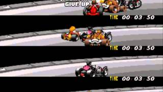 04 Lets Play 3 Player Madness Street Racer Mega Drive [upl. by Semyaj]