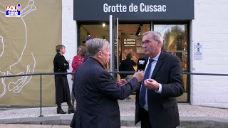 Inauguration facsimilé Grotte de Cussac [upl. by Leasia]