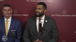 Mayor Woodfin and police command staff make announcement [upl. by Tamer159]