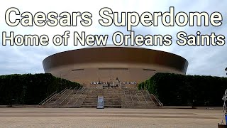 🏟️🏈Caesars Superdome  NFL New Orleans Saints  New Orleans LA [upl. by Luapnaej]