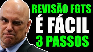 GANHAR A GRANA DA REVISÃO DO FGTS 2023 PASSO A PASSO SUPER FÁCIL E RÁPIDO fgts revisãodofgts [upl. by Gabe]