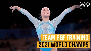 Angelina Melnikova and the women of the Russian Gymnastics Federation dazzle ahead of 2021 Worlds [upl. by Giorgio]