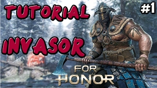 FOR HONOR  GUIA TUTORIAL VIKINGO INVASOR RAIDER  COMBOS Y TRUCOS GAMEPLAY ESPAÑOL [upl. by Buseck]