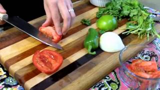 Fresh PICO DE GALLO Salsa Recipe EASYONLY 5 INGREDIENTS [upl. by Airetas]