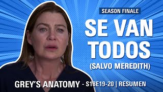 Greys Anatomy 18x19 amp 18x20  TREMENDO FINAL de TEMPORADA  Resumen Season 18 Finale Episodio 400 [upl. by Erapsag]