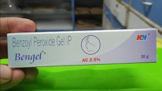 Bengel AC 25 Gel Benzoyl peroxide gel ip Bengel AC 25 gel uses side effects and benefits review [upl. by Akirahc112]