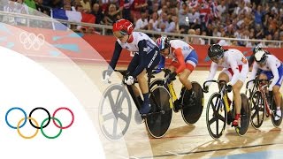 Cycling Track Womens Keirin Final Full Replay  London 2012 Olympic Games [upl. by Kcirdor]