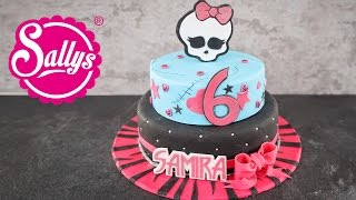 Monster High Geburtstagstorte für Samira  Birthday Cake  Sallys Welt [upl. by Lemcke]