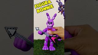 FIGURA BONNIE FIVE NIGHTS AT FREDDYS JUGUETES REVIEW Shorts plastilina [upl. by Borchert522]