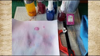 Lets Make Alcohol Ink Sprays From An Almost Empty Inkjet Ink Cartridge 🤪 [upl. by Adriane601]