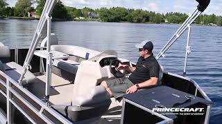 Princecraft  Jazz 194S Walkaround 2024 Fishing pontoon [upl. by Marih]