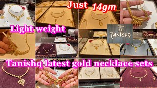 Just 14gm latest new gold necklace sets from Tanishq  Gold Necklace sets  Swati nag [upl. by Lou883]