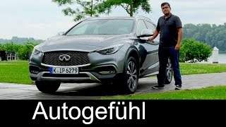 Infiniti QX30 FULL REVIEW test driven new crossover 2017 neu [upl. by Zurc]